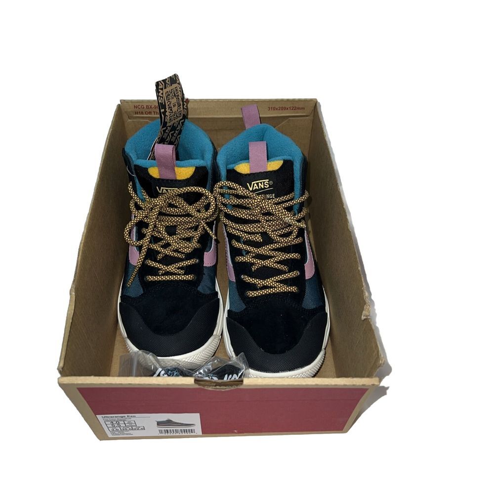 Vans UltraRange Exo Hi MTE Pop Color Teal Pink Hiking Boots 5.5 Women4.0Men Uni - Picture 16 of 16